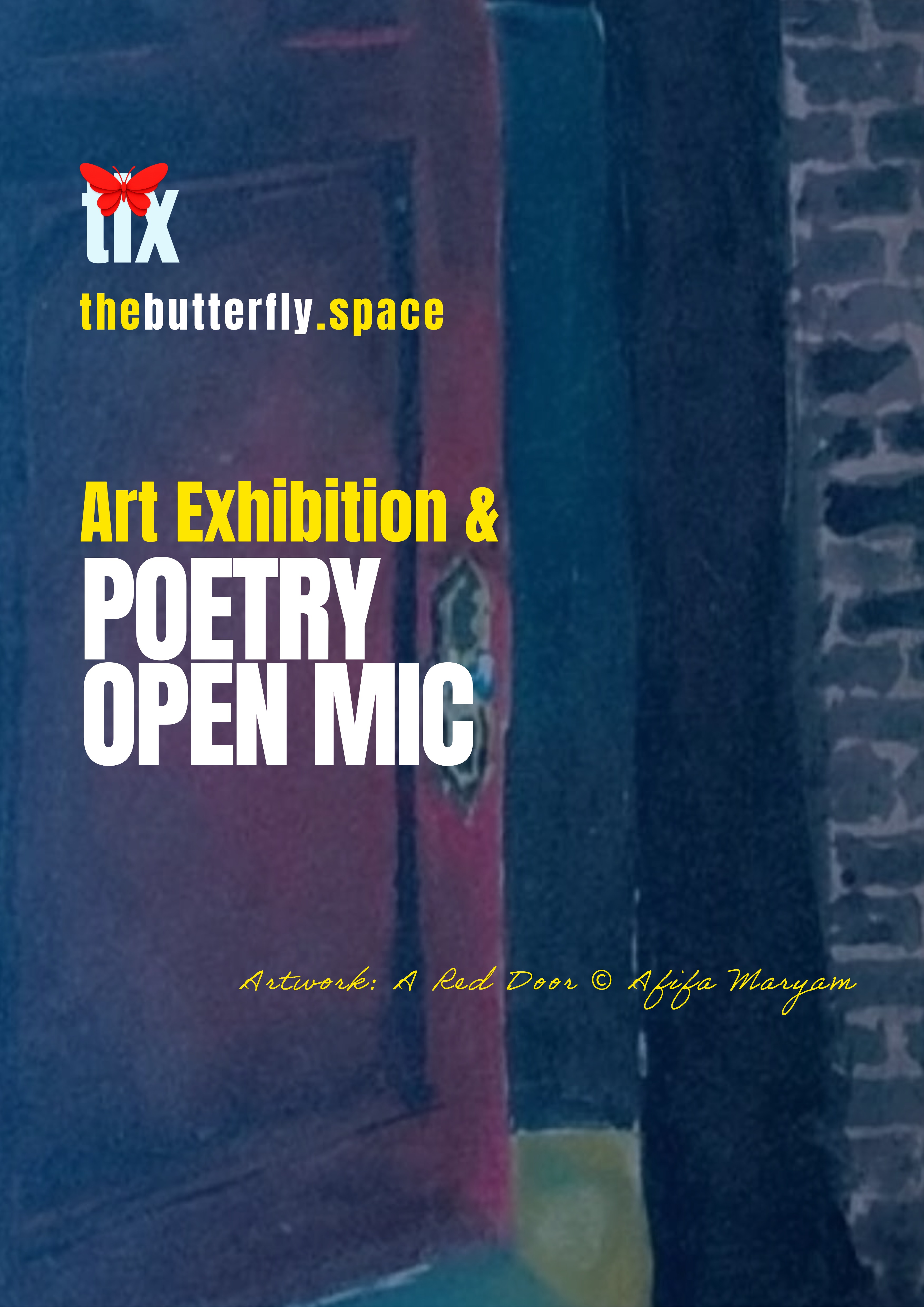 Poster for Poetry Open Mic & Art